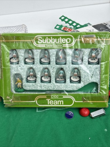 Bundle Vintage Subbuteo Table Football Assorted Pieces England Portugal West Ham - Picture 15 of 16