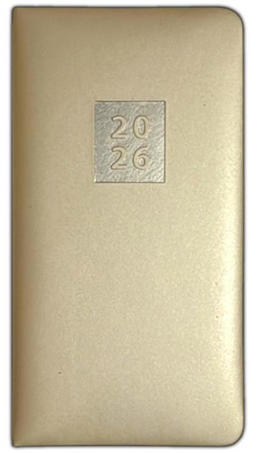 2026 DIARY POCKET SMALL / SLIM LINE METAL CORNER WEEK TO VIEW CUTE FASHION DIARY - Picture 70 of 84