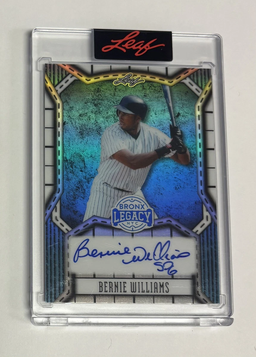 Autograph Bernie Williams Baseball Cards for sale | eBay