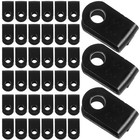  1000 Pcs R-type Nylon Cable Clamp Clamps Fasteners Automotive Clip