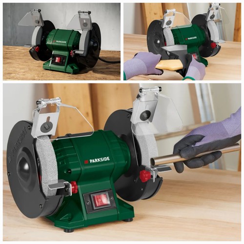Parkside 200W Double Bench Grinder - Picture 4 of 5
