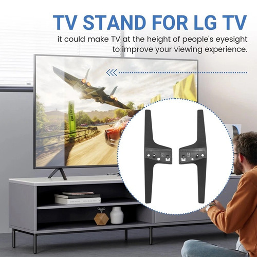 TV Stand for LG TV Legs Replacement TV Stand Legs for LG 49 50 55Inch TV 50UM730 - Picture 2 of 9
