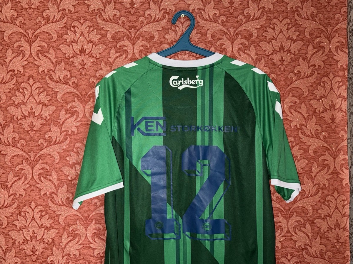 Rare Odense Bk Football Jersey Size L Men's Hummel #12