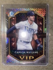 2025 Bowman Vips Very Important Prospects Carson Williams #VIP-1 Mojo Refractor