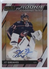 2023-24 O-Pee-Chee Platinum Rookie Auto Sunset Jet Greaves #R-GR Auto RC