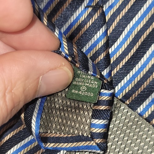 David Taylor Collection 2 Pack Men's Wide Ties Stripes & Check Styles 60" L - Picture 12 of 16