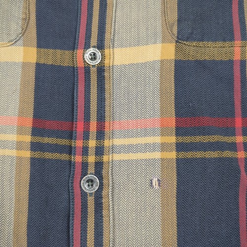 PRANA Brown Plaid Flannel Metal Btn SHIRT Men's XL - Picture 5 of 11