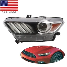 Driver Headlight For 2015 16 2017 Ford Mustang HID/Xenon LED Projector Left Lamp
