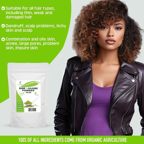 SIDR (JUJUBE) PULVER 100 Gr - Ein Natürliches Reinigungsmittel Pflanzenpulver |  - Bild 9 von 9