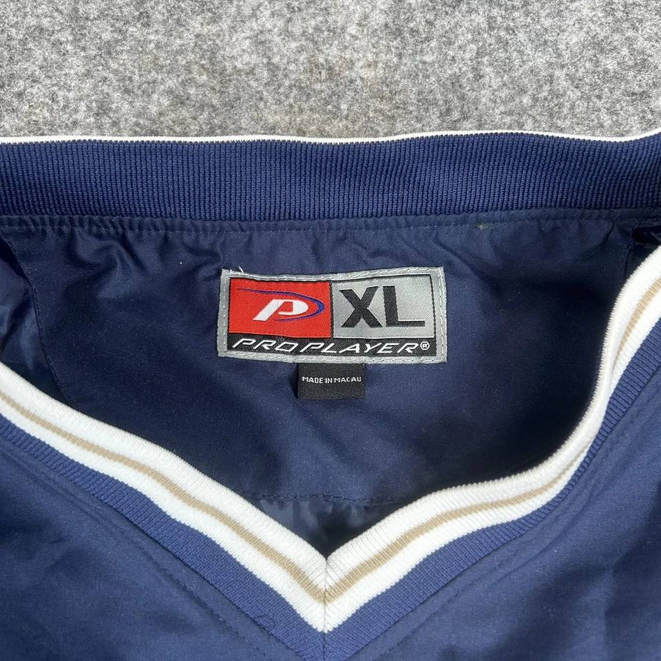 VINTAGE Notre Dame Pullover Mens Extra Large Pro Player Windbreaker 90s Logo Y2K - Image 3 of 4