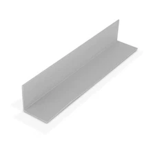 Outwater Plastics Alu569-S Satin Finish 1-1/4''X 1-1/4''X 1/16'' Aluminum Angle