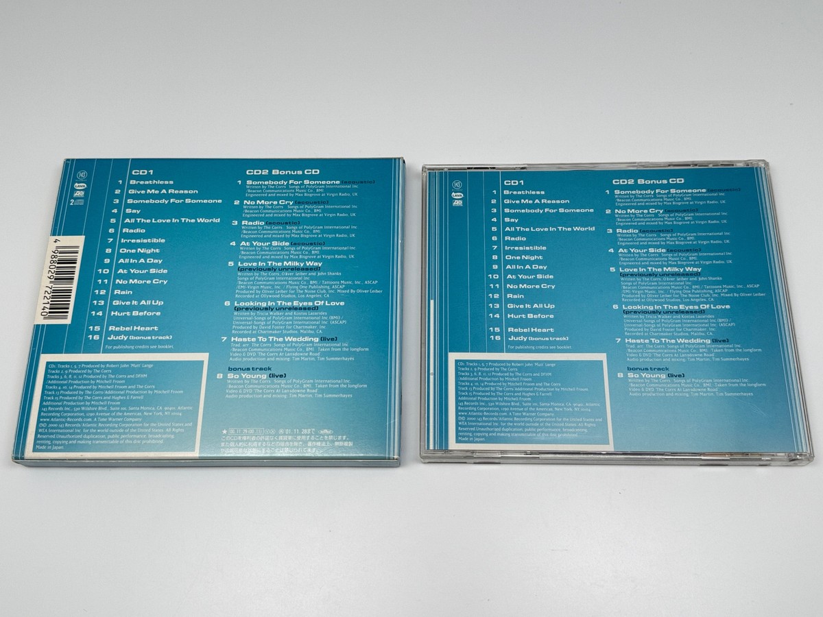 【中古】 Corrs コアーズ / In Blue Arg 中古】 Corrs コアーズ / In Blue Arg 2CD] The Corrs In Blue