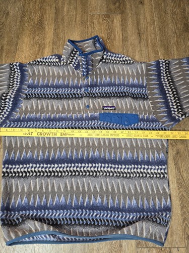 Patagonia Men’s M Synchilla Snap T Fleece Laughing Waters Smolder Blue Herbst 2017 - Bild 4 von 8