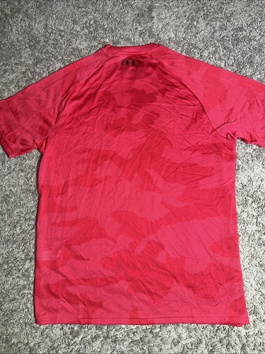 NUEVA Camiseta Under Armour Para Hombre Velocity Jacquard Crew Camiseta Calce Suelto MEDIANA - Imagen 7 de 10