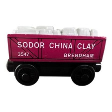 Thomas and Friends Wooden Railway Red Sodor China Clay Car 3547 2001