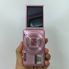 GOOD Nikon Coolpix S6600 16.0MP Compact Digital Camera 12x Zoom English Battery