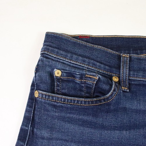 Seven 7 For All Mankind Jeans Womens Size 31 Blue The Ankle Skinny Stretch 31x28 - Picture 3 of 13