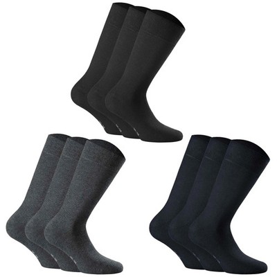 Rohner Basic Unisex Socks, 3 Pack - Cotton II, Short Socks, Basic, Plain...