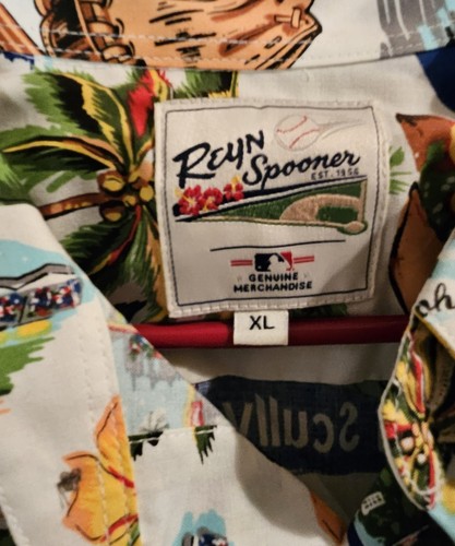 Los Angeles Dodgers Reyn Spooner Hombres Abotonada Talla XL MLB Béisbol Nuevo con Etiquetas - Imagen 8 de 10