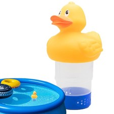 Chlorine Floater Adjustable Floating Pool Chlorine Dispenser Duck Shape Fabulous