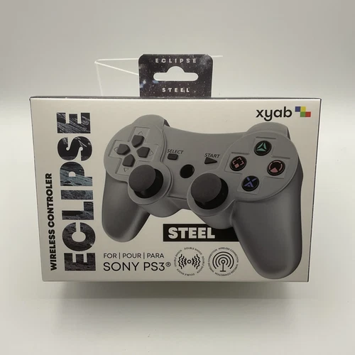 [*NEW*] Classic Gray Playstation 3 PS3 Controller Bluetooth In Box w/ Charger