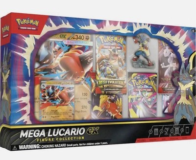 Pokemon TCG Mega Lucario EX Premium Figure Collection Brand New