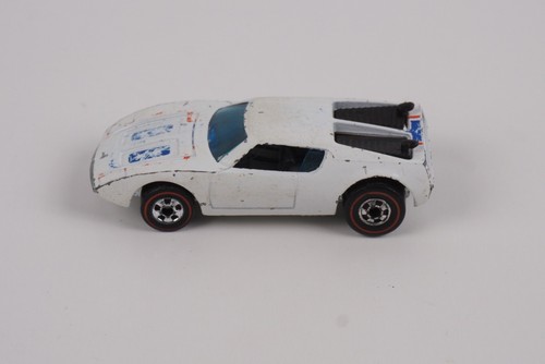 Vintage 1969 Mattel Hot Wheels Redline Warpath White Die-Cast Metal Toy Car