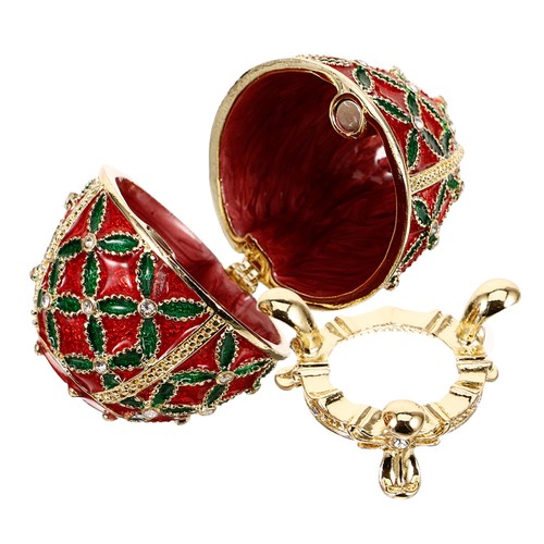 Egg Storage Box Shaped Trinket Boxes Small Jewelry Holder Organizer