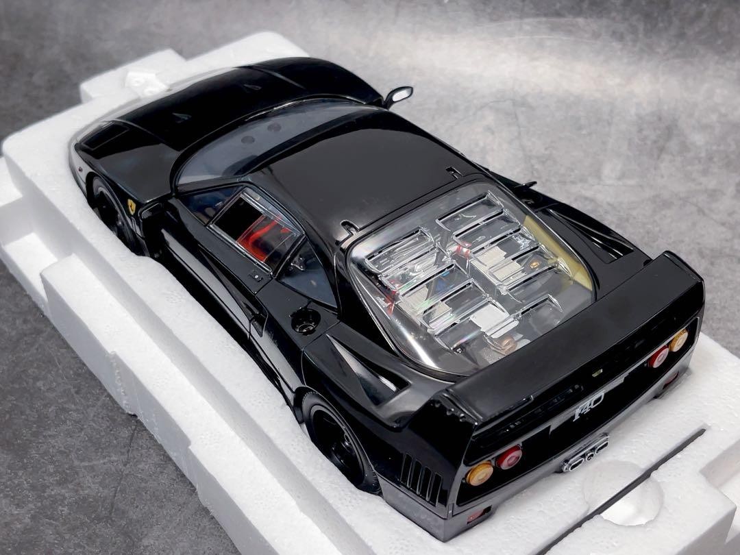 KYOSHO 1/18 Ferrari F40 High-End Model Diecast Car Black
