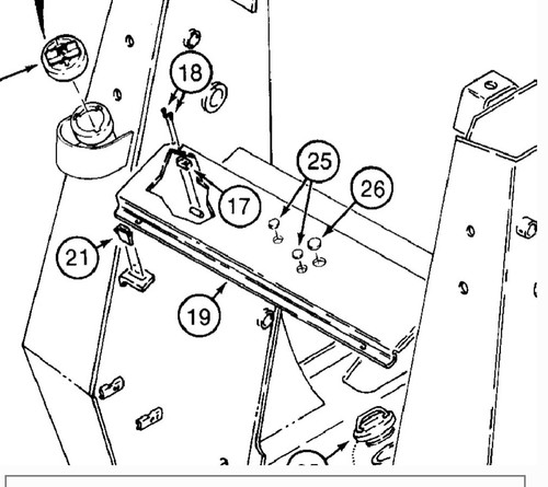 Case 1845C Engine Cover/ Panel - New (Case #D137353) - Aftermarket - Picture 6 of 7