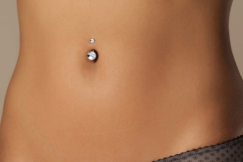 Bauchnabelpiercing Titan Bananabell EPOXY-RING-KUGELN - Bild 2 von 7