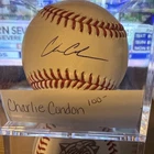 CHARLIE CONDON SIGNED RAWLINGS MAJOR LEAGUE BASEBALL COLORADO ROCKIES ONYX COA