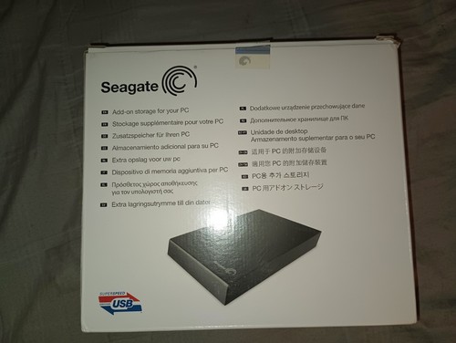 5TB Seagate Expansion Drive Desktop External USB 3.0 ( 300 hours) +6mo warranty - Picture 2 of 2