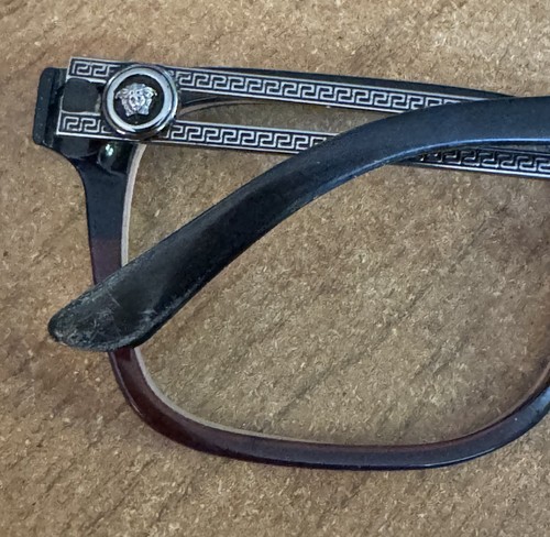 Versace Eyeglasses Frames Mod 3218 5177 Black Havana Pattern 53-17-140, ITALY - Picture 8 of 18