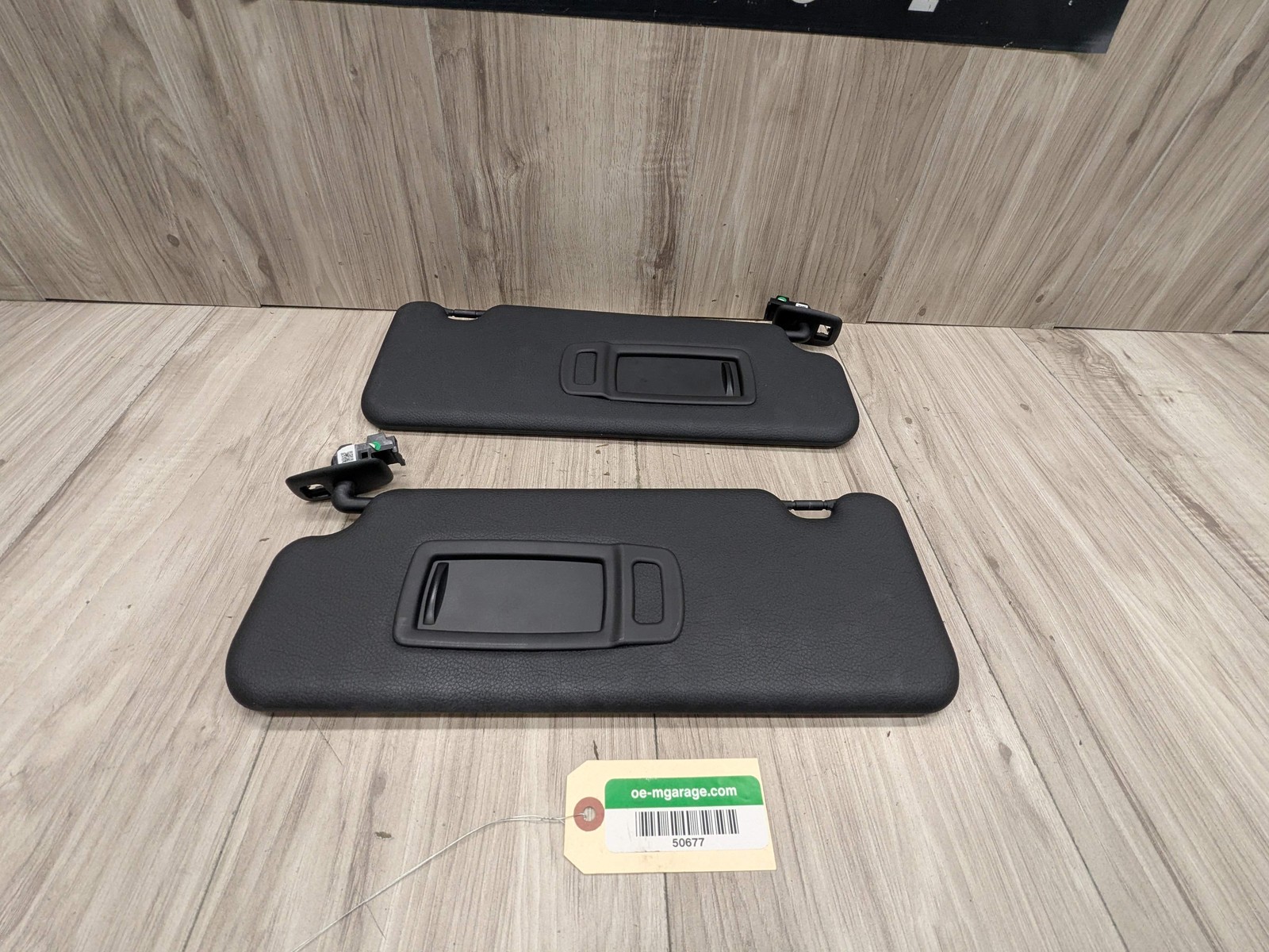 20-24 OEM BMW F44 228 M235 Left Right Driver Side Sun Visor Shade Black SET
