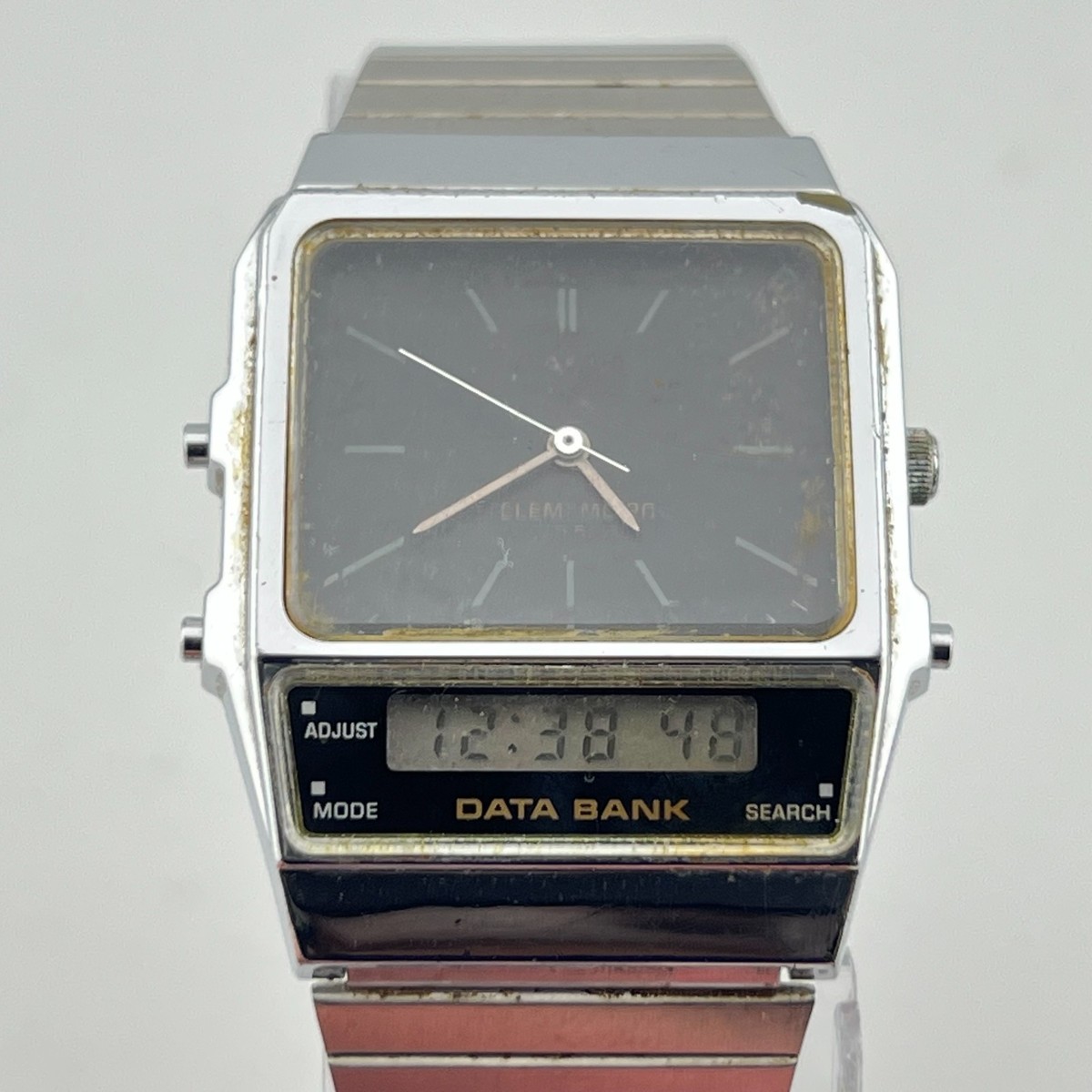 ヴィンテージカシオ CASIO AB-100 Casio AB-100 Analog Digital Data Bank Watch Module 344 Japan FOR