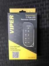 Viper 7857V 2-Way LED Remote Control - Black