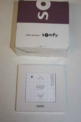 Somfy Smoove Origin RTS Pure Funkwandsender 1810880 inkl. Rahmen Rollladenmotor