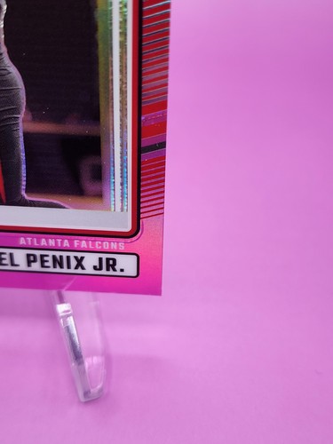 MICHAEL PENIX JR PINK PRIZM - OPTIC PREVIEW - 2024 Panini Donruss Rated Rookie - Picture 5 of 6