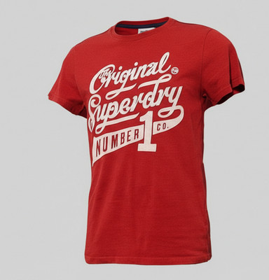 Superdry  The Original Man T-Shirt Kurz Hülle Pure Cotton Japanisch Spirit Szs