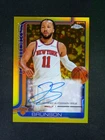 2025-26 Topps Chrome Jalen Brunson Auto Gold Refractor /50