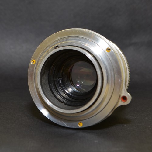 Early INDUSTAR-26m I-26m 2.8/50 M39 RF Red "P" Soviet lens Zorki Leica FED - Picture 7 of 12