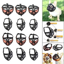 Adjustable Short Snout Dog Muzzle Dog Mask Pet Grooming Tools for Anti Biting