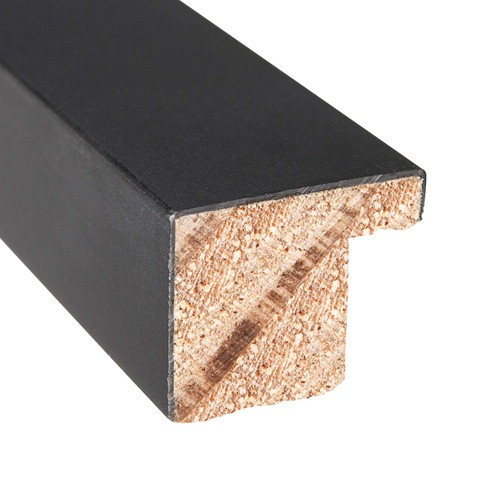 26x10 Frame Black Real Wood Picture Frame Width 0.75 inches | Interior Frame Dep - Picture 6 of 10