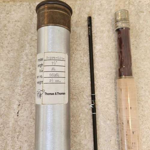 Old Thomas &Thomas Supra-Lite 7 1/2'♯︎4 Fly Fishing Rod