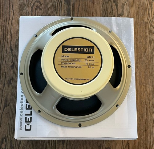 Neu Celestion G12H-75 Creamback 75 Watt Hz Gitarrenlautsprecher 16 Ohm