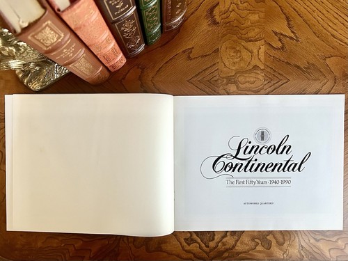 LINCOLN CONTINENTAL ‘The First Fifty Years • 1940-1990’ 50th Anniversary Booklet - Bild 3 von 22
