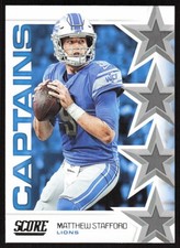 2019 Score Captains Matthew Stafford #C-24 Detroit Lions