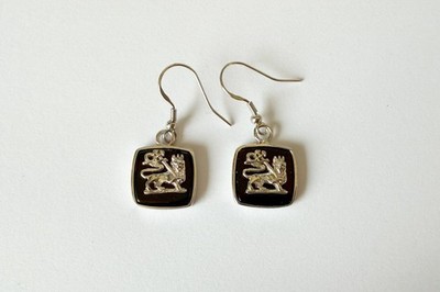 Lion of Judah Earrings / Lion of Judah 925 Sterling Silver