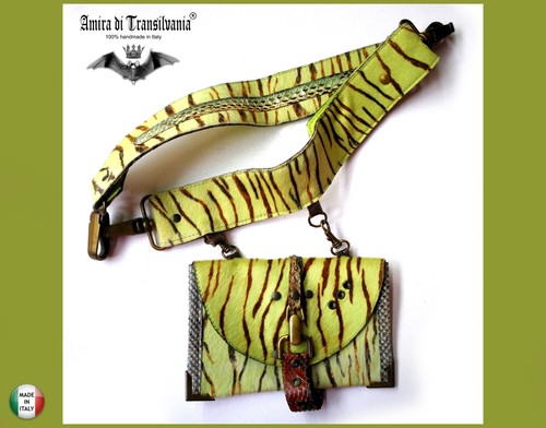 Mini Bag Leather Pouch Belt Men Woman Horses Fashion Accessories Haute Couture 2 - Picture 13 of 24